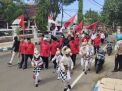Semarak Atraksi Budaya Iringi Pendaftaran Bacaleg PDIP Di KPU Pacitan