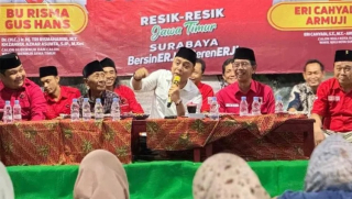 Kampanye Eri Cahyadi: Ayo Datang ke TPS, Coblos Risma-Gus Hans dan Eri-Armuji