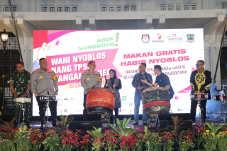 Bawaslu dan KPU Kota Surabaya Dukung Program Makan Gratis Apkrindo, Upaya Tingkatkan Partisipasi