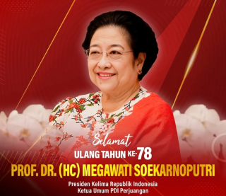 Megawati Ulang Tahun ke-78, Deni Wicaksono : Beliau Konsisten Berjuang untuk Demokrasi