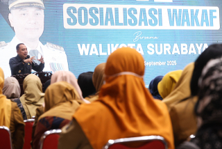 Surabaya Ditetapkan sebagai Kota Wakaf, Wali Kota Eri Cahyadi Dorong Camat-Lurah untuk Gerakkan Ekonomi