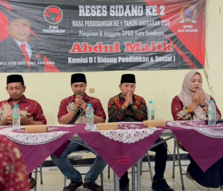 Gelar Reses, Anggota Komisi D DPRD Surabaya Disambut Hangat Warga