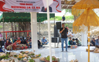 Tradisi Sedekah Bumi di Dukuh Watulawang Surabaya, Cak Yebe Dorong Kampung Pancasila Diperkuat