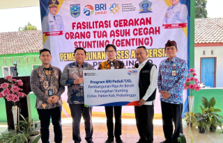 BRI Jawab Tantangan Stunting Probolinggo dengan Bantuan Sumur Bor