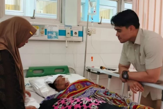 Cahyo Harjo Prakoso Jenguk Santri Korban Ambruknya Ponpes Al Khoziny: Mereka Masih Ingin Mondok Lagi