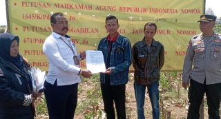 Eksekusi Tanah di Desa Lawean Akhirnya Dilaksanakan PN Kraksaan
