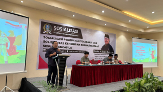 Yordan M Batara Goa Gelar Sosialisasi,Dorong Penguatan Toleransi dan Solidaritas Sesuai Nilai Pancasila