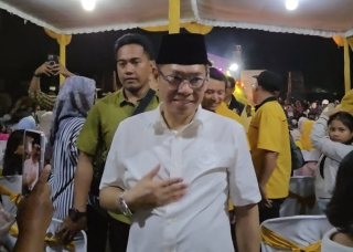 Pesta Rakyat di HUT ke-61 Partai Golkar, Masyarakat Sidoarjo: Terima Kasih Pak Adies Kadir