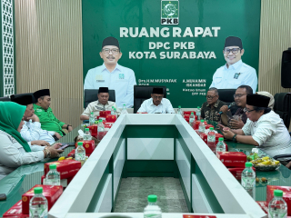 KPU Surabaya Kunjungi PKB, Musyafak Rouf Usulkan Penambahan Dapil Jadi 10 dan Kursi DPRD Jadi 55