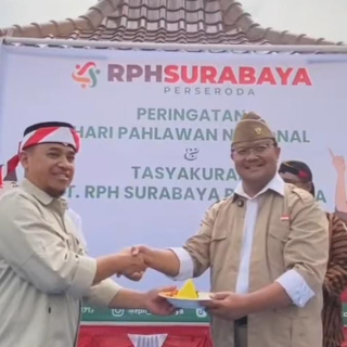 Dirut RPH Surabaya Fajar Arifianto Kobarkan Semangat Nasionalisme di Hari Pahlawan