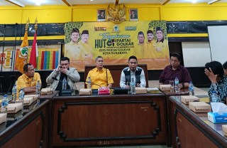 Bawaslu dan Golkar Surabaya Koordinasi Pasca Pemilu 2024