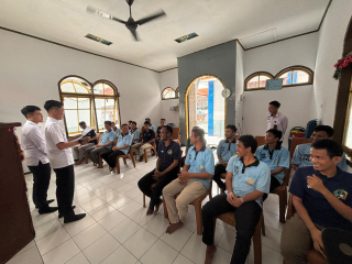 Puluhan Warga Binaan Ikuti Sosialisasi Remisi Natal di Rutan Gresik