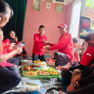 Rayakan HUT ke-53 PDI Perjuangan, PAC PDIP Tandes Gelar Tumpengan dan Perkuat Konsolidasi Struktur