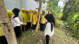 Rutan Gresik Latih Siswa MA Kenal Hidroponik, Belajar Pertanian Modern Ramah Lingkungan