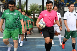 BRI Surabaya Kusuma Bangsa Gelar Mini Soccer Bareng KAI Daop 8