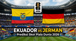 Prediksi Skor Ekuador vs Jerman di Piala Dunia 2026: Kans Die Mannschaft Sapu Bersih