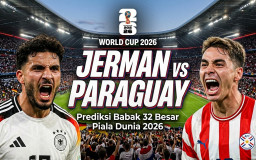 Prediksi Skor Jerman vs Paraguay Babak 32 Besar Piala Dunia 2026: Der Panzer Bisa Clean Sheet?