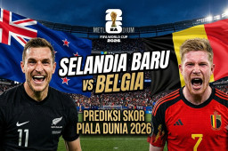 Prediksi Skor Selandia Baru vs Belgia di Piala Dunia 2026: Duel Ciamik De Bruyne dan Chris Wood