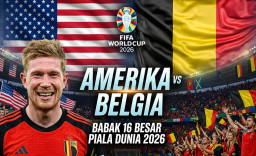 Prediksi Skor dan Line Up Amerika Serikat vs Belgia: De Bruyne Cs Berpeluang Lolos ke Perempat Final Piala Dunia 2026