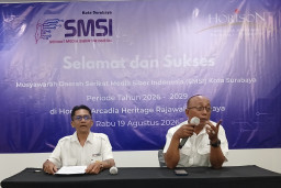 Iskandar Kembali Dipercaya Jabat Ketua SMSI Kota Surabaya Periode 2026 - 2029