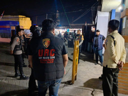 Persempit Ruang Gerak Kejahatan, Tim URC Polda Sulbar Intensifkan Patroli Malam