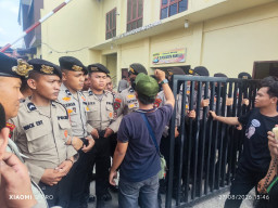 Polda Sulbar Kawal Penyampaian Aspirasi secara Humanis, Situasi Kota Mamuju Tetap Aman dan Kondusif