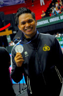 Briptu Risaldi Personel Ditlantas Polda Sulbar Wakili Indonesia di Ajang Internasional Karate Sri Lanka 2027