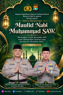Momen Maulid Nabi, Kapolda Sulbar Ajak Generasi Penerus Wujudkan Kamtibmas Berlandaskan Teladan Rasulullah