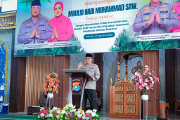 Semangat Teladan Rasulullah, Polda Sulbar Siap Wujudkan Indonesia Berdaulat, Adil dan Makmur