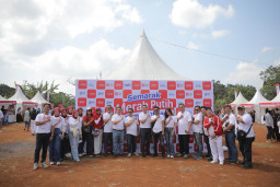 BRI Perkuat Ekonomi Lokal dan Nilai Sosial Desa Brilian melalui Semarak Merah Putih Kemerdekaan RI di Desa Doudo Gresik