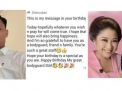 Ucapan Selamat Ulang Tahun Dari Putri Candrawati Ke Brigadir J, Ada Kata SUA Apa Artinya?