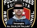 Satreskrim Polrestabes Surabaya Amankan Pemuda Papua Penganiaya Pacar