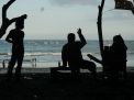 FOTO: Sepinya Wisatawan Pantai Grajakan Banyuwangi