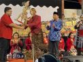 Bentuk Kepedulian Partai Terhadap Seni, DPC PDI Perjuangan Kabupaten Kediri Gelar Pertunjukan Wayang Kulit