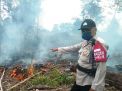 Polisi Buru Pelaku Bakar Lahan di Jalan Yos Sudarso Palangka Raya