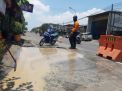 DLH Gresik: Luberan Air Diduga Limbah Berasal dari Proyek PDAM