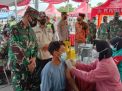 Pantau Pelaksanaan Serbuan Vaksin, Danrem Optimis Bisa Menekan Penyebaran Covid-19