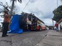 Laka Bus VS KA, Polisi Amankan Dan Periksa Pengemudi Bus