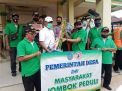 Warga Jombok, Ngoro, Salurkan Bantuan Peduli Bencana Banjir Jombang