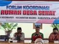 Cegah Stunting Pemdes Sidowarek Jombang Bentuk Rumah Desa Sehat.