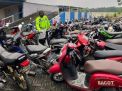 Balap Liar dan Knalpot Brong Dirazia di Trenggalek, Puluhan Motor Disita Polisi