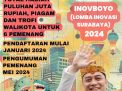 Berhadiah Puluhan Juta, Pemkot Surabaya Kembali Gelar Lomba Inovboyo di 2024, Buruan Daftar!