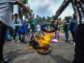 FOTO: Hilangnya Aset, Mahasiswa Unitomo Gelar Aksi Demo