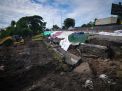 FOTO: Proses Pembenahan Jalan Tol Ambles