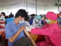 Gelaran Vaksinasi oleh Pangkoarmada II bersama Pemkot Surabaya Sukses Vaksinasi 25.000 Dosis