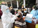 Tim Swab Hunter Sasar Pedagang Masjid Al-Akbar dan Pasar Gembong