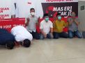 Tim Pemenangan Er-Ji Sujud Syukur di Posko Pemenangan