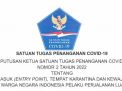 Satgas Covid-19 Terbitkan SK Pintu Masuk dan Tempat Karantina bagi WNI dari Luar Negeri