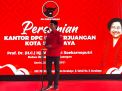 Ketum PDI Perjuangan Megawati Soekarnoputri Resmikan Kantor Baru DPC PDIP Surabaya
