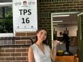 Artis Acha Septriasa Pamer Sudah Nyoblos di TPS Australia